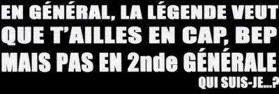 La légende